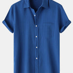 Textured Button Up Shirt