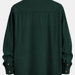 Corduroy Stand Collar Shirt