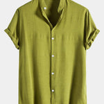 Stand Collar Shirts #This Item Will Shrink After Washing, So We