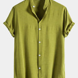 Stand Collar Shirts #This Item Will Shrink After Washing, So We