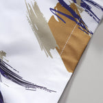 Brushstroke Print Button Up Shirt