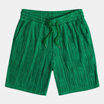 Wave Textured Shirt & Shorts Set