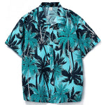 Tropical Print Shirt & Tropical Print Swim Shorts Set