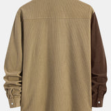 Corduroy Patchwork Shirt