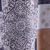 Tile Patchwork Print Button Up Shirt