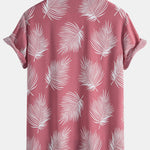 Leaf Print Shirt & Swim Shorts Set
