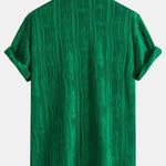 Wave Textured Button Up Shirt