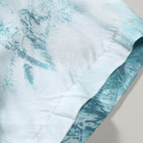 Ink Botanical Print Button Up Shirt