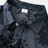 Ink Floral Print Shirt