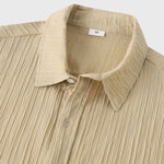 Textured Button Up Shirt
