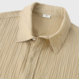 Textured Button Up Shirt