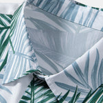 Leaf Print Shirt & Swim Short Set