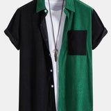 Two Tone Corduroy Shirt