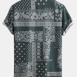 Paisley Frame Pattern Print Shirt