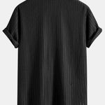 Stripe Jacquard Button Up Shirt