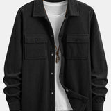 Corduroy Overshirt with Pockets