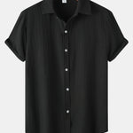 Textured Button Up Shirt