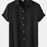Textured Button Up Shirt