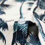 Palm Tree Print Shirt & Swim Shorts Set