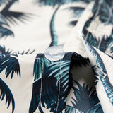 Palm Tree Print Shirt & Swim Shorts Set