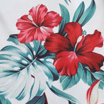Tropical Floral Print Shirt & Swim Shorts Set
