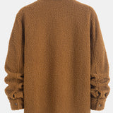 Teddy Fleece Button Up Shirt