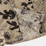 Ink Floral Print Button Up Shirt