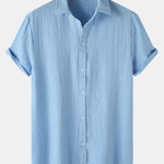 Textured Button Up Shirt