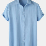 Textured Button Up Shirt