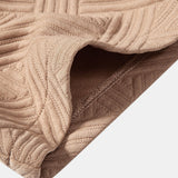 Texture Jacquard Shirt & Shorts Set