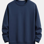 Basic Relax Fit Crew Neck Sweatshirt & Jogging Pants Set