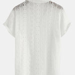Geometry Textured Cuban Shirt
