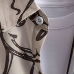 Smiley Print Button Up Shirt