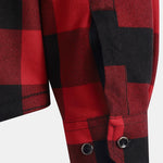 Flannel Fleece Lined Hooded Shirt