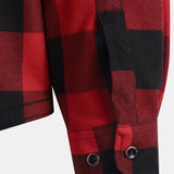 Flannel Fleece Lined Hooded Shirt