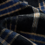 Relax Fit Heavy Weight Flannel Plaid Hooded Shirt