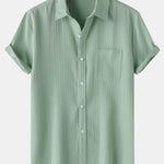 Textured Button Up Shirt