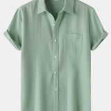 Textured Button Up Shirt