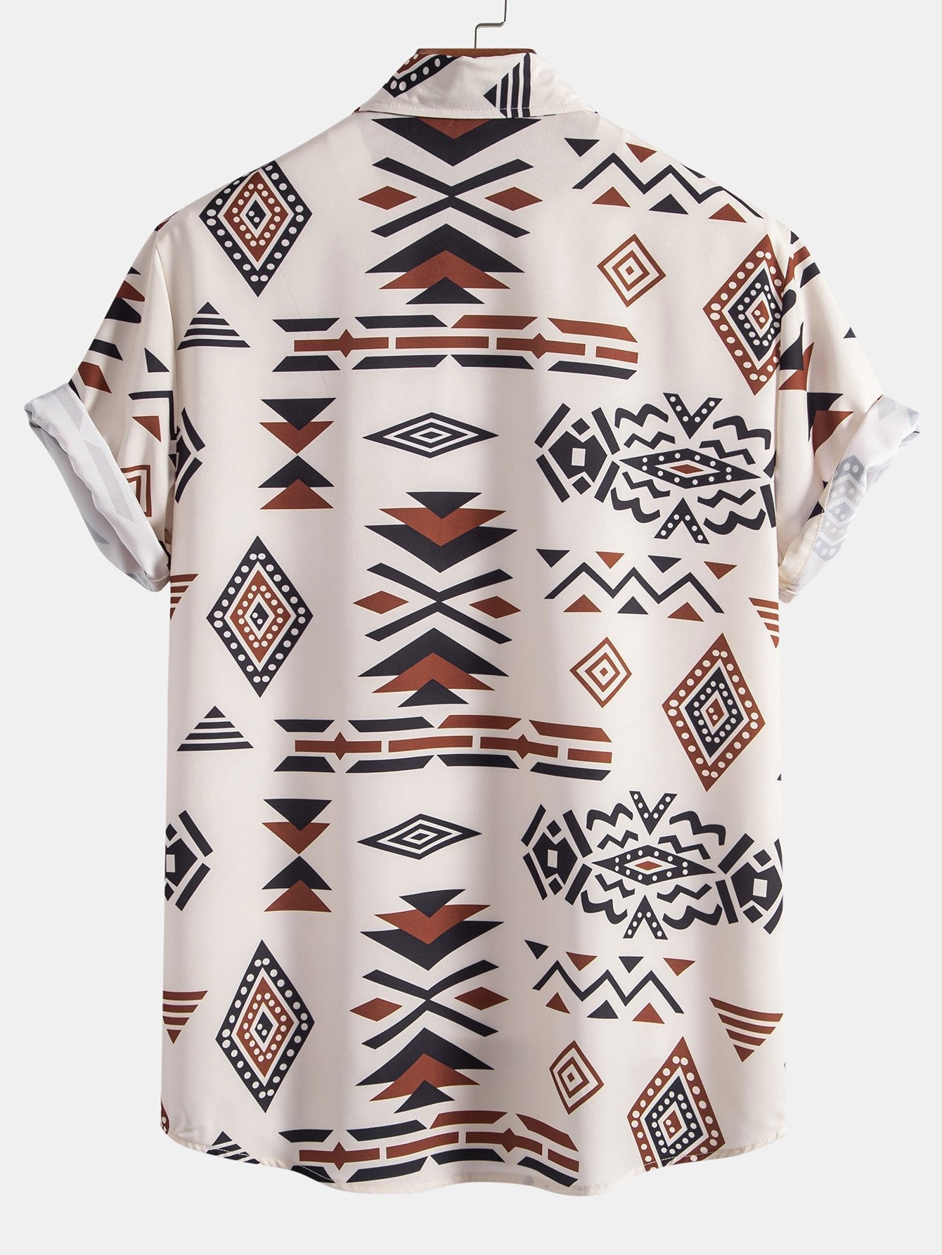 Aztec Geometric Print Shirt