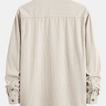 Corduroy Stand Collar Shirt