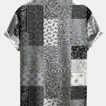 Paisley Print Shirt & Swim Shorts Set