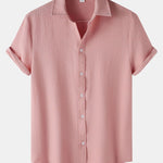 Textured Button Up Shirt