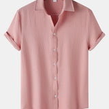 Textured Button Up Shirt