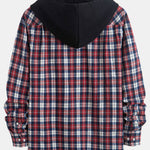 Plaid Hooded Shirt