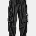 Corduroy Shirt & Drawstring Corduroy Cargo Jogger Pants Set