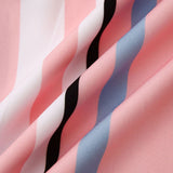 Stripe Print Button Up Shirt