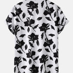 Floral Print Shirt & Swim Shorts Set