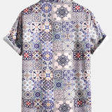 Moroccan Tile Print Shirt
