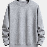Basic Relax Fit Crew Neck Sweatshirt & Jogging Pants Set