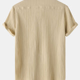Textured Button Up Shirt